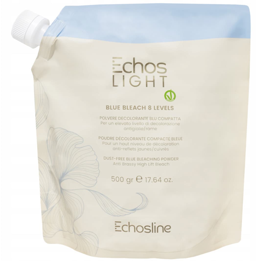 ECHOS LIGHT BLUE BLEACH&LEVELS Bezpyłowy niebieski proszek rozjaśniający włosy