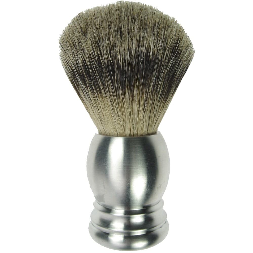 pędzel do golenia, rękojeść aluminiowa