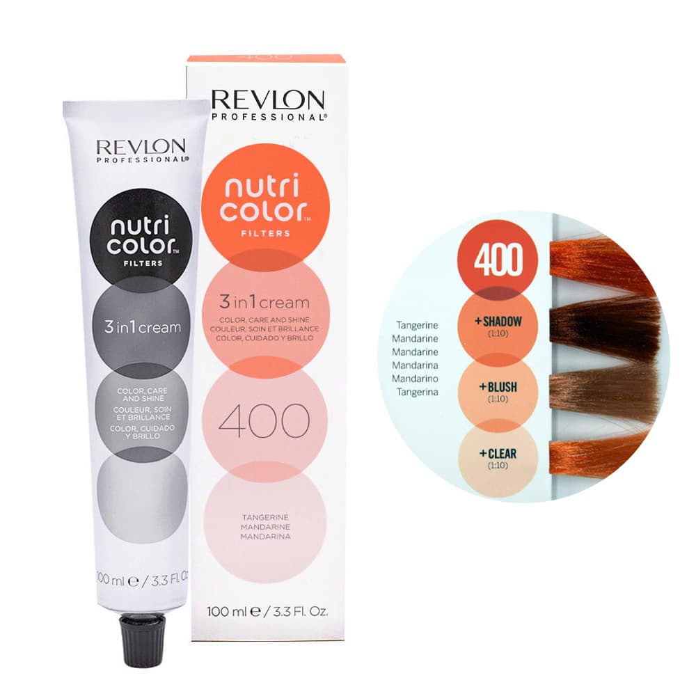 Revlon Nutri Color Filters, maska koloryzująca bez amoniaku, pomarańczowy, tuba