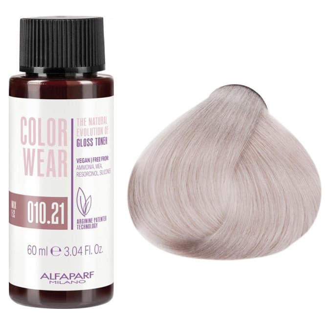 Color Wear Gloss, toner do włosów bez amoniaku,, 10.21
