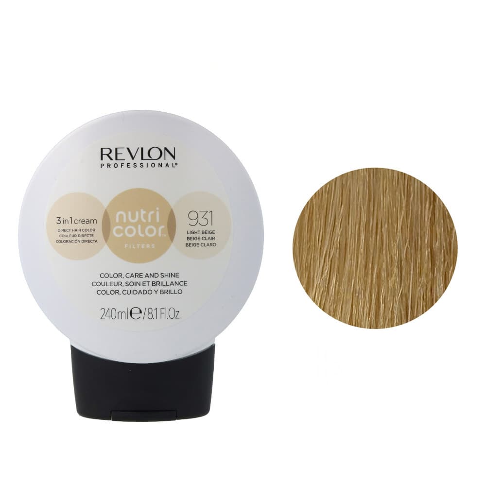 Revlon Nutri Color Filters, maska koloryzująca bez amoniaku, jasny beż