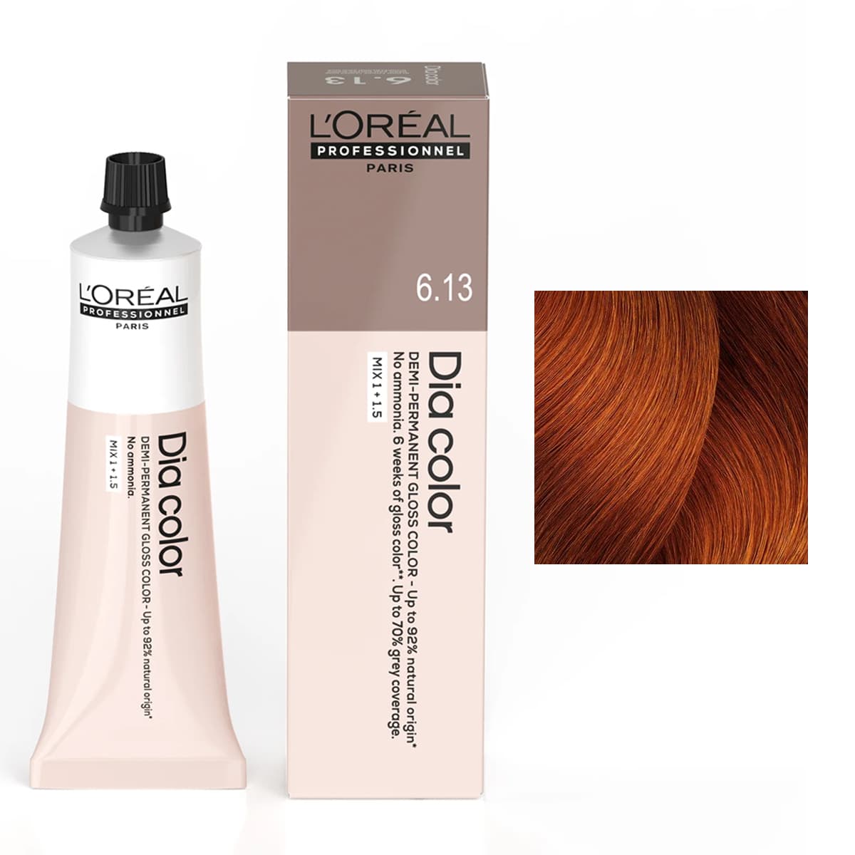 Loreal Dia Color, koloryzacja ton w ton, 7.44