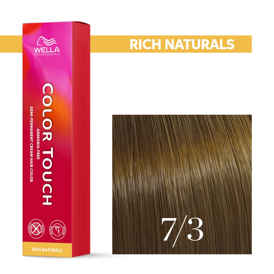 Wella Color Touch, krem tonujący bez amoniaku, 7/3