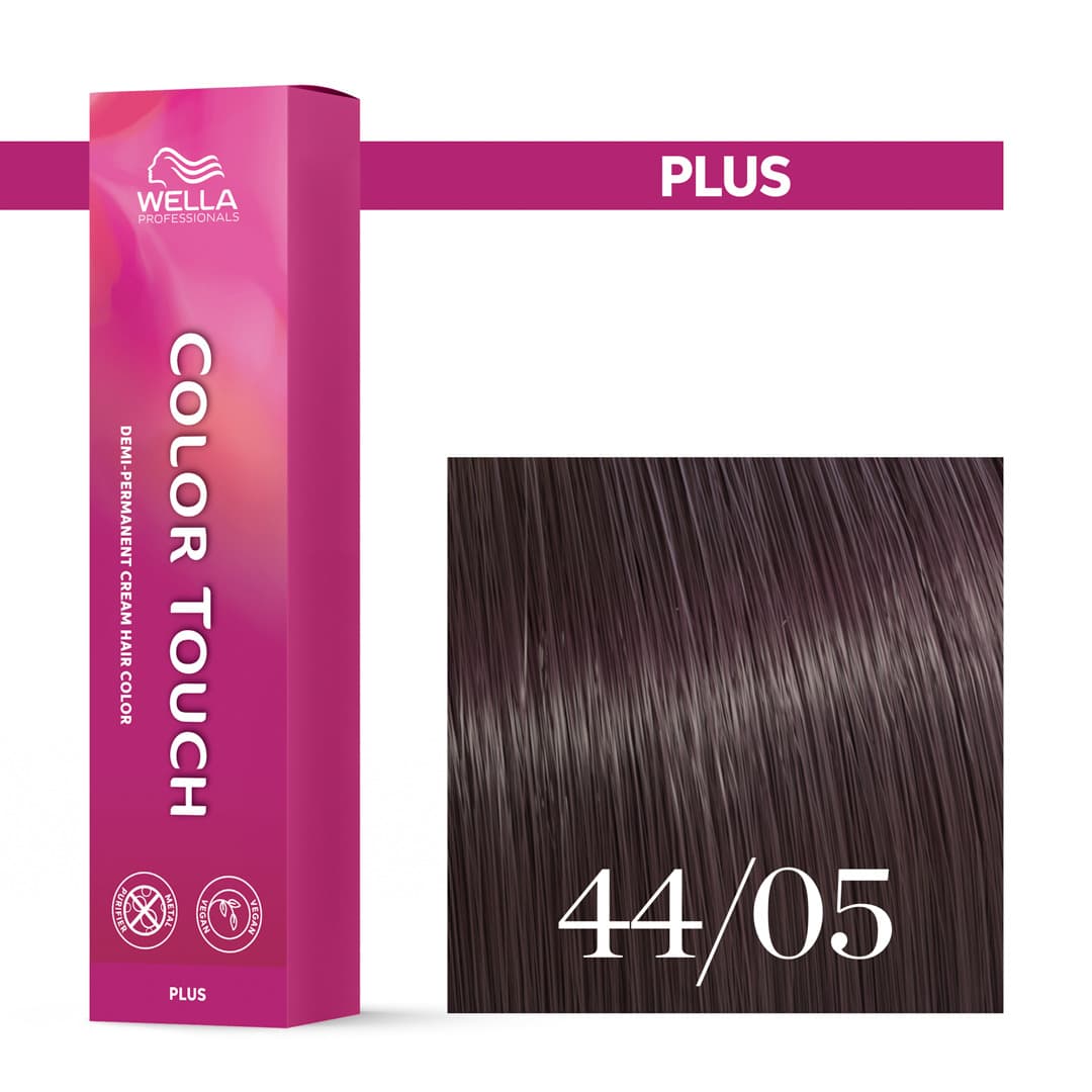 Wella Color Touch Plus, intensywny krem tonujący, 44/05