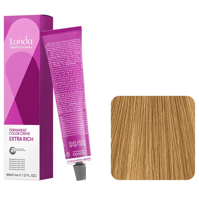 Londa Color Permanent, farba do włosów, 8/7