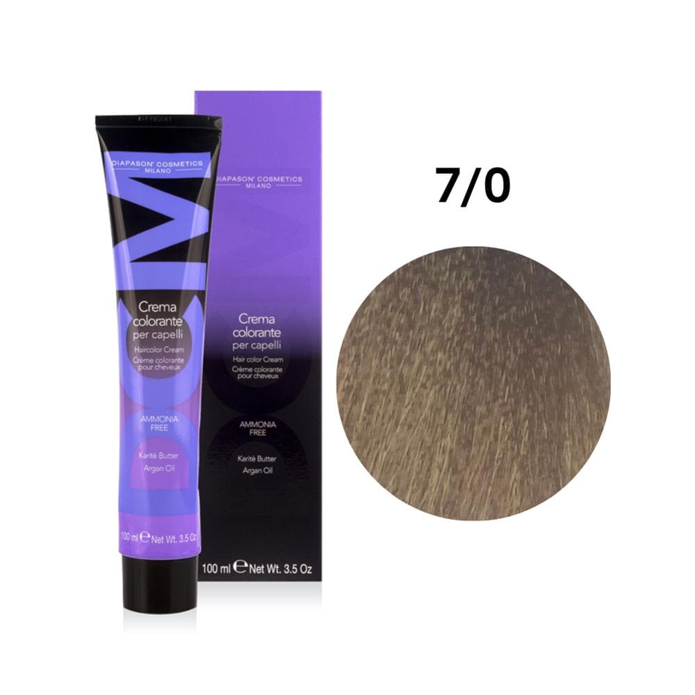 Diapason DCM No Amonia, farba bez amoniaku, 7/0 Naturalny Blond