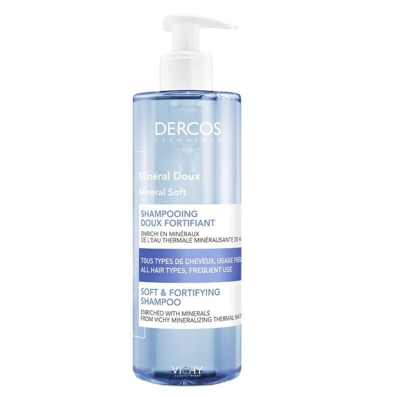 Dercos Technique Mineral Soft Shampoo łagodny szampon wzmacniający do włosów