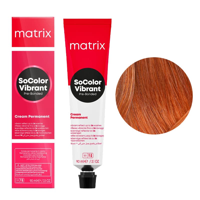 SoColor Vibrant, farba do włosów z technologią Pre-Bonded, 8RC