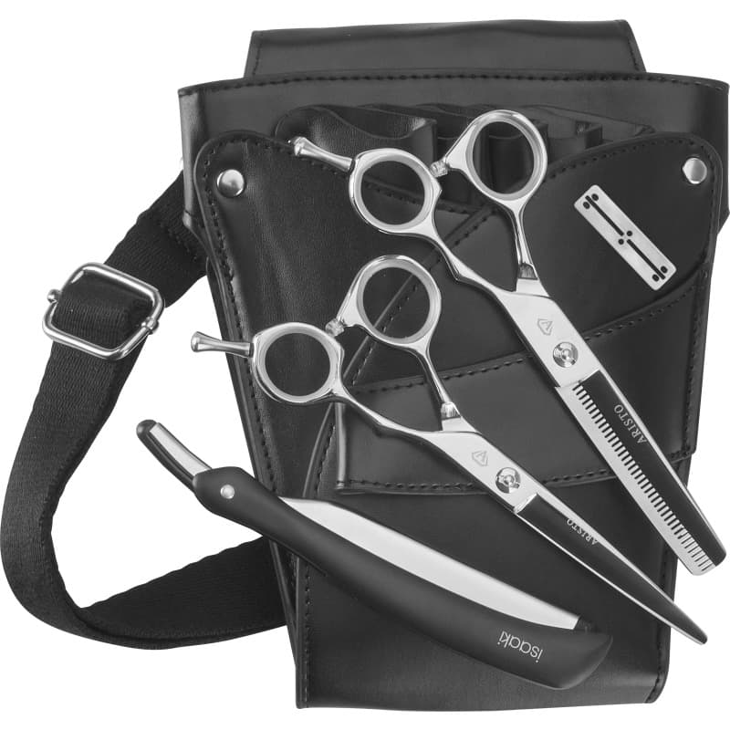 AristoCUT, zestaw nożyczek fryzjerskich Best 6.0", dla początkujących fryzjerów, precyzyjne cięcia, elegancka torba