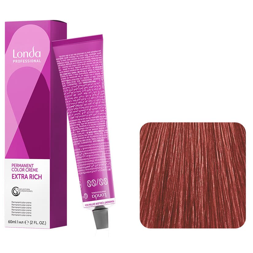 Londa Color Permanent, farba do włosów, 6/46