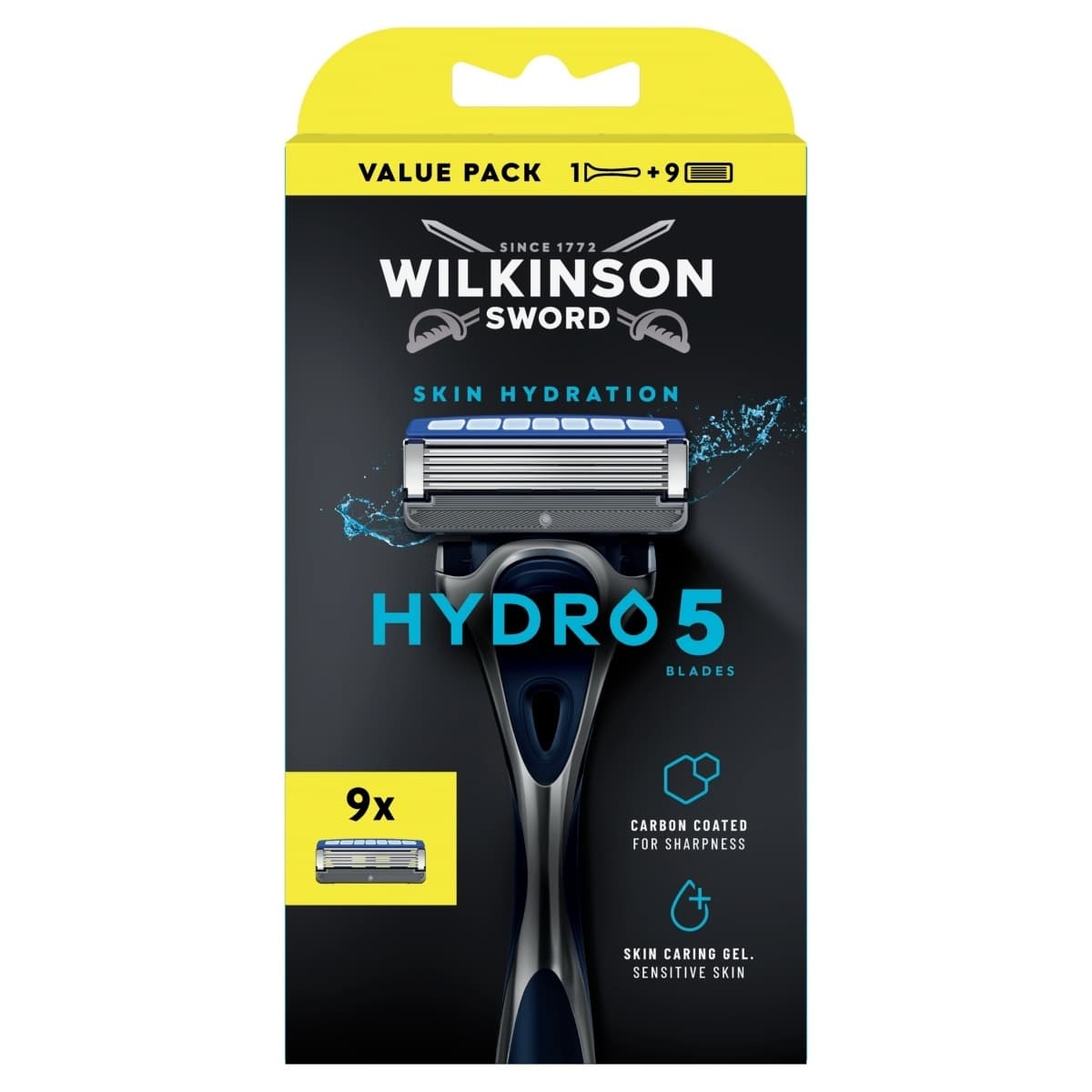 Hydro 5 Skin Hydration maszynka do golenia z 5 ostrzami i 9 wkładów