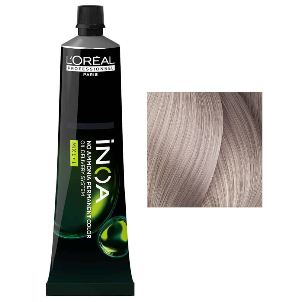 Loreal Inoa, farba do włosów w kremie bez amoniaku, 10.21