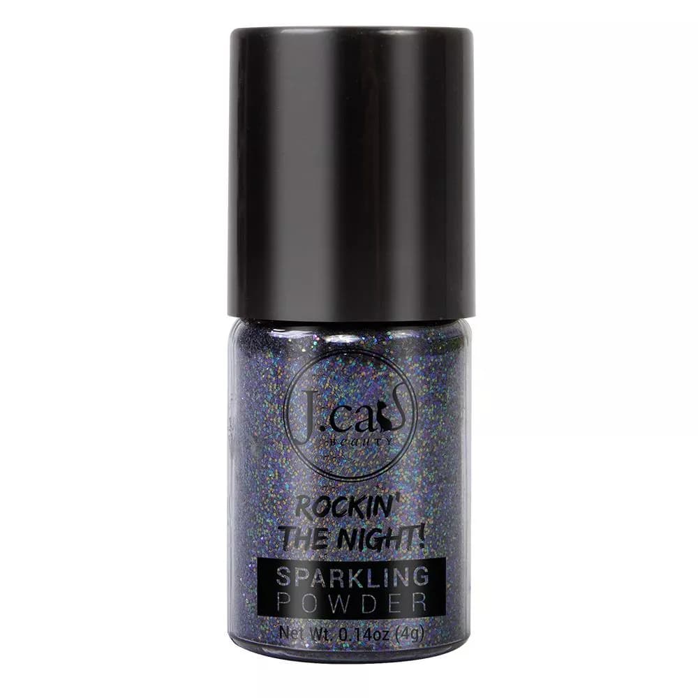 Rock the night! Sparkling powder, sypki pigment, Bondi black