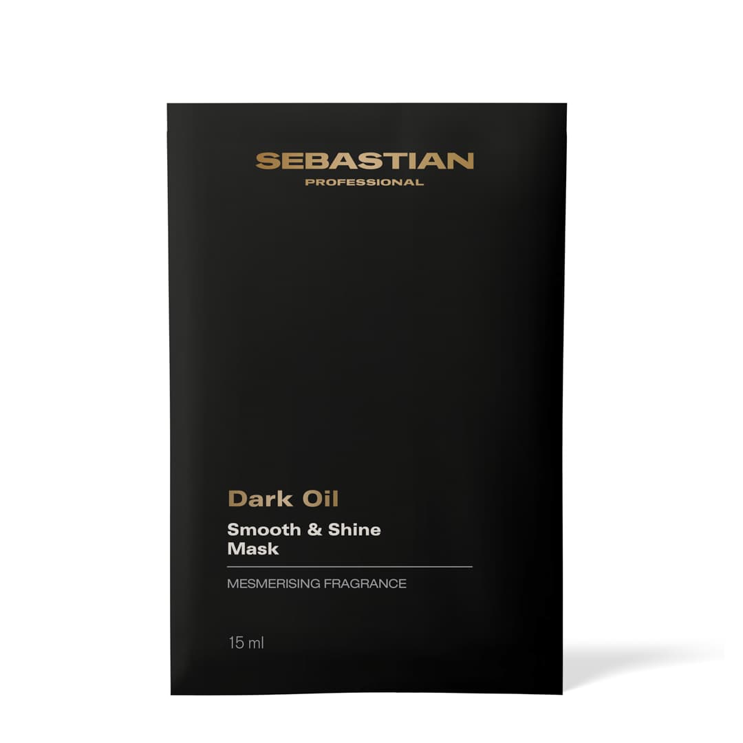 Dark Oil Sachet Mask, maska wygładzająca i nabłyszczająca do włosów