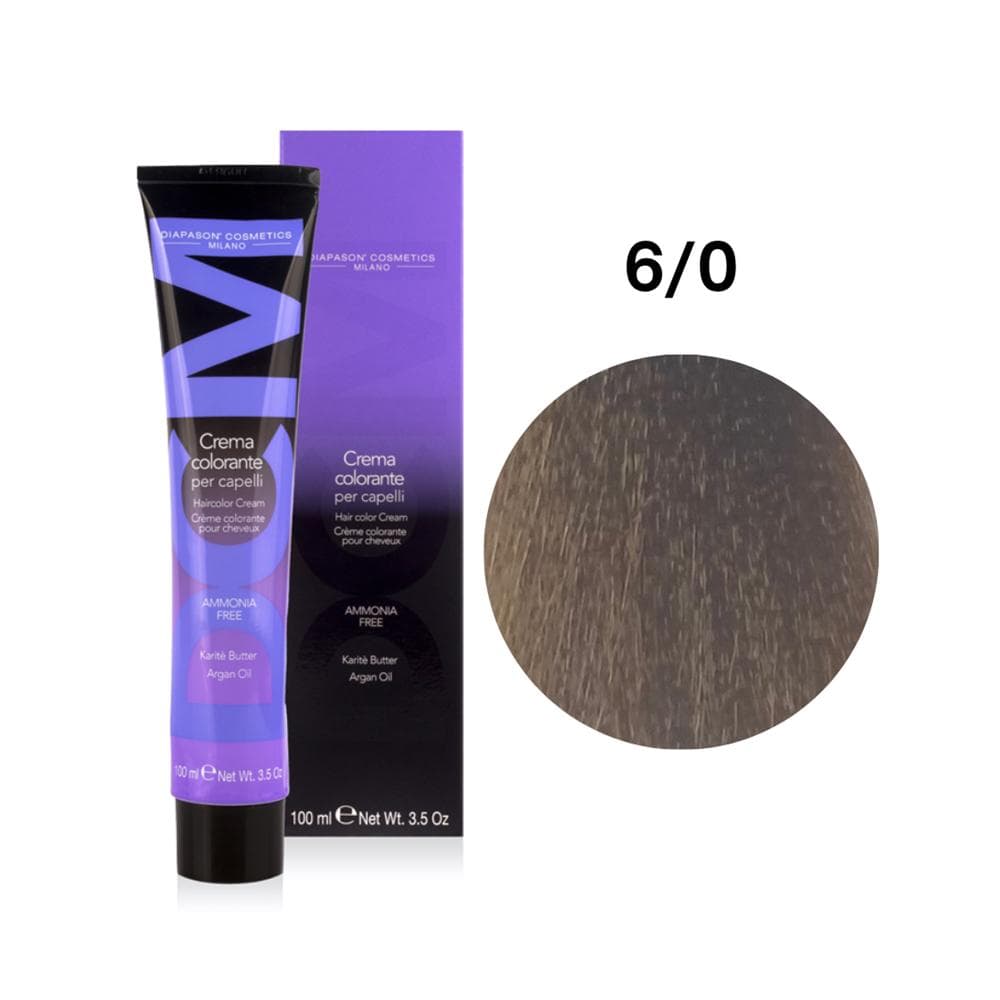 Diapason DCM No Amonia, farba bez amoniaku, 6/0 Ciemny Blond