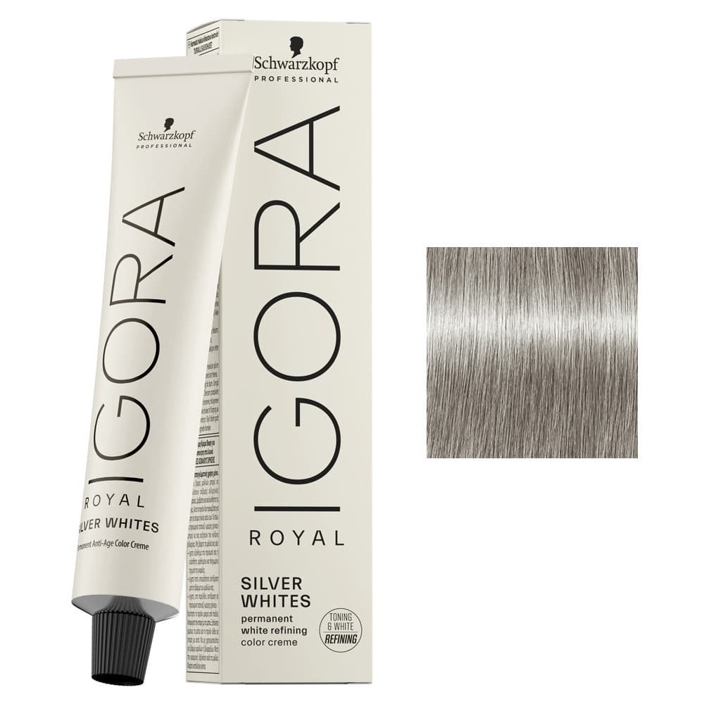 IGORA ROYAL Absolutes Silver White Farba do srebrnych włosów - Dove Grey
