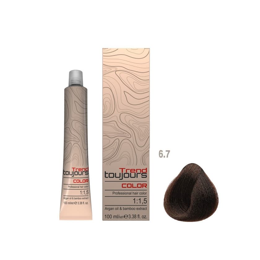 Professional Color Care, farba do włosów, 6.7