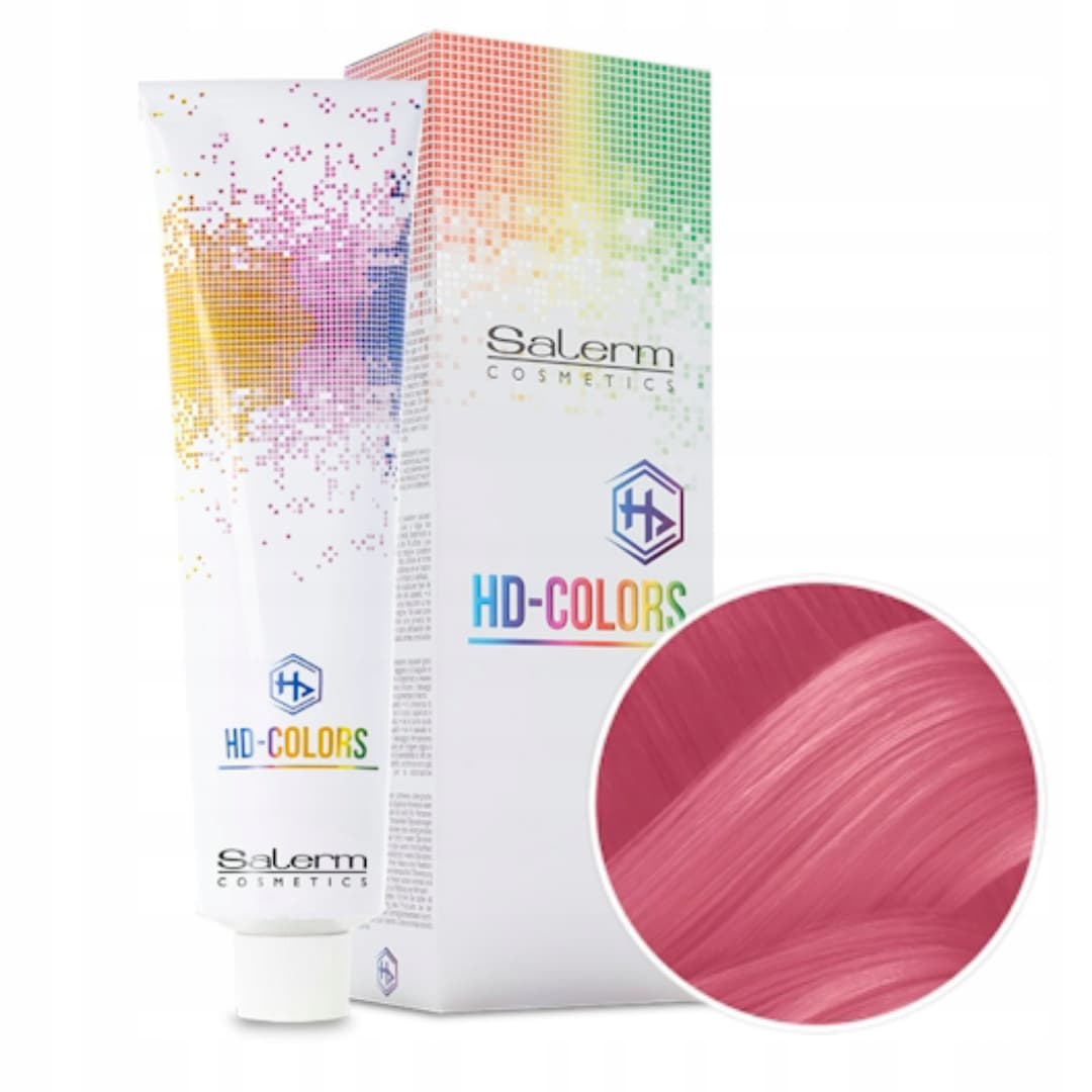 HD COLORS, farba do włosów półtrwała bez amoniaku, pink