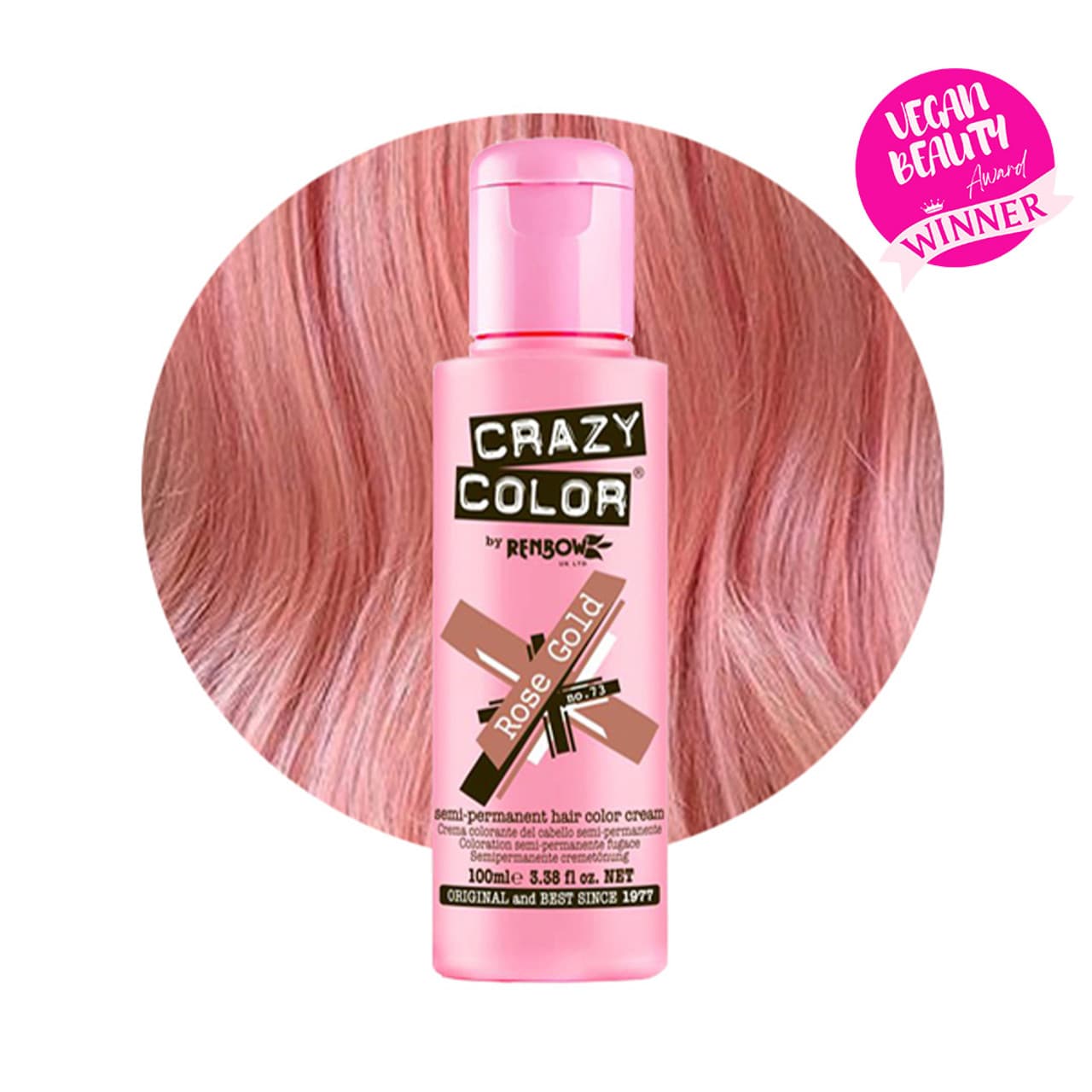 Color, toner odżywczy do włosów, Rose Gold – złoto różany, nr 73