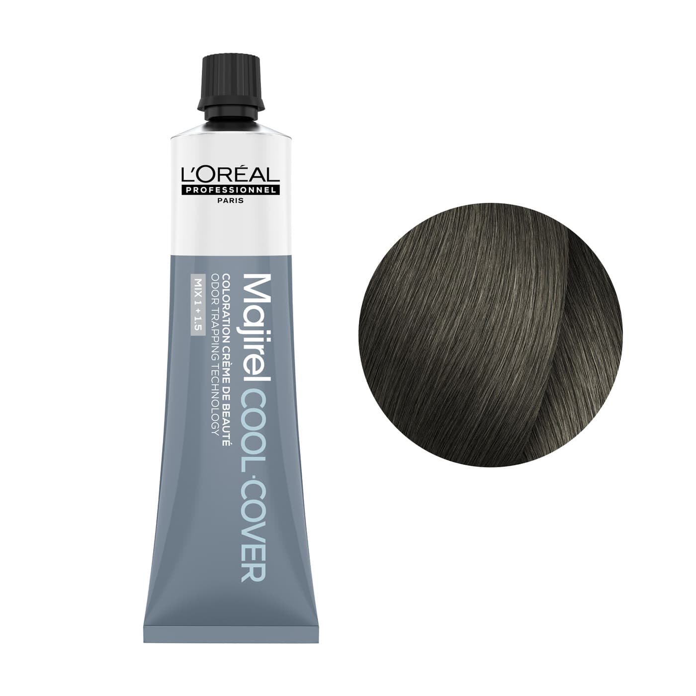 Loreal Majirel Cool Cover, farba do włosów, chłodne odcienie, CC 5.17