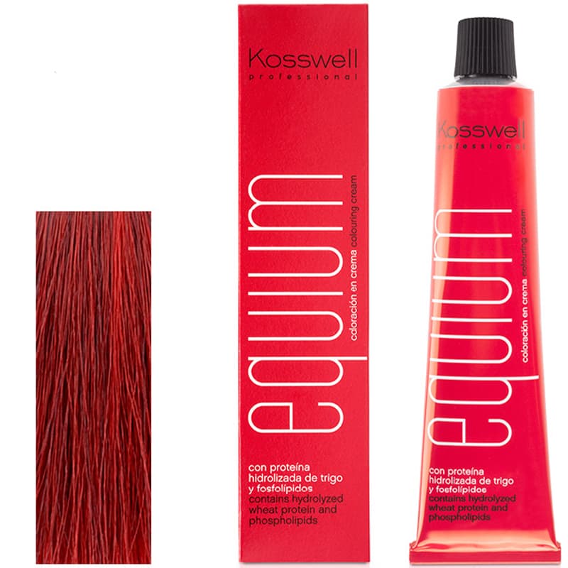 Equium Kontrast 066, Profesjonalna farba do włosów, Kontrast Czerwony