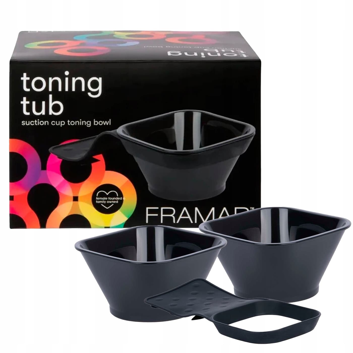 Toning Tub, uchwyt na miseczkę z przyssawką