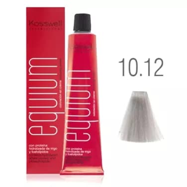 Equium 10.12, Profesjonalna farba do włosów, extra jasny popielaty blond opalizujący