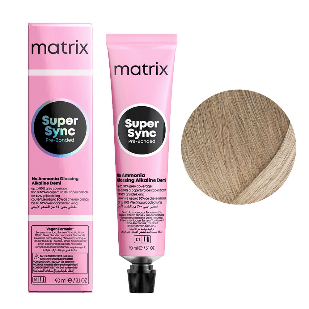 Super Sync Pre-Bonded, krem do koloryzacji ton w ton, 10AG