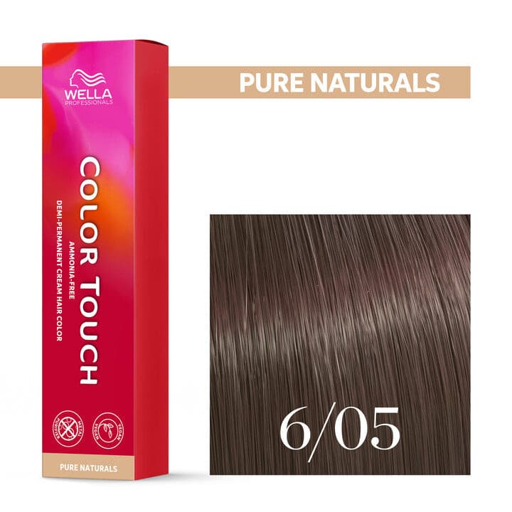 Wella Color Touch, krem tonujący bez amoniaku, 6/05