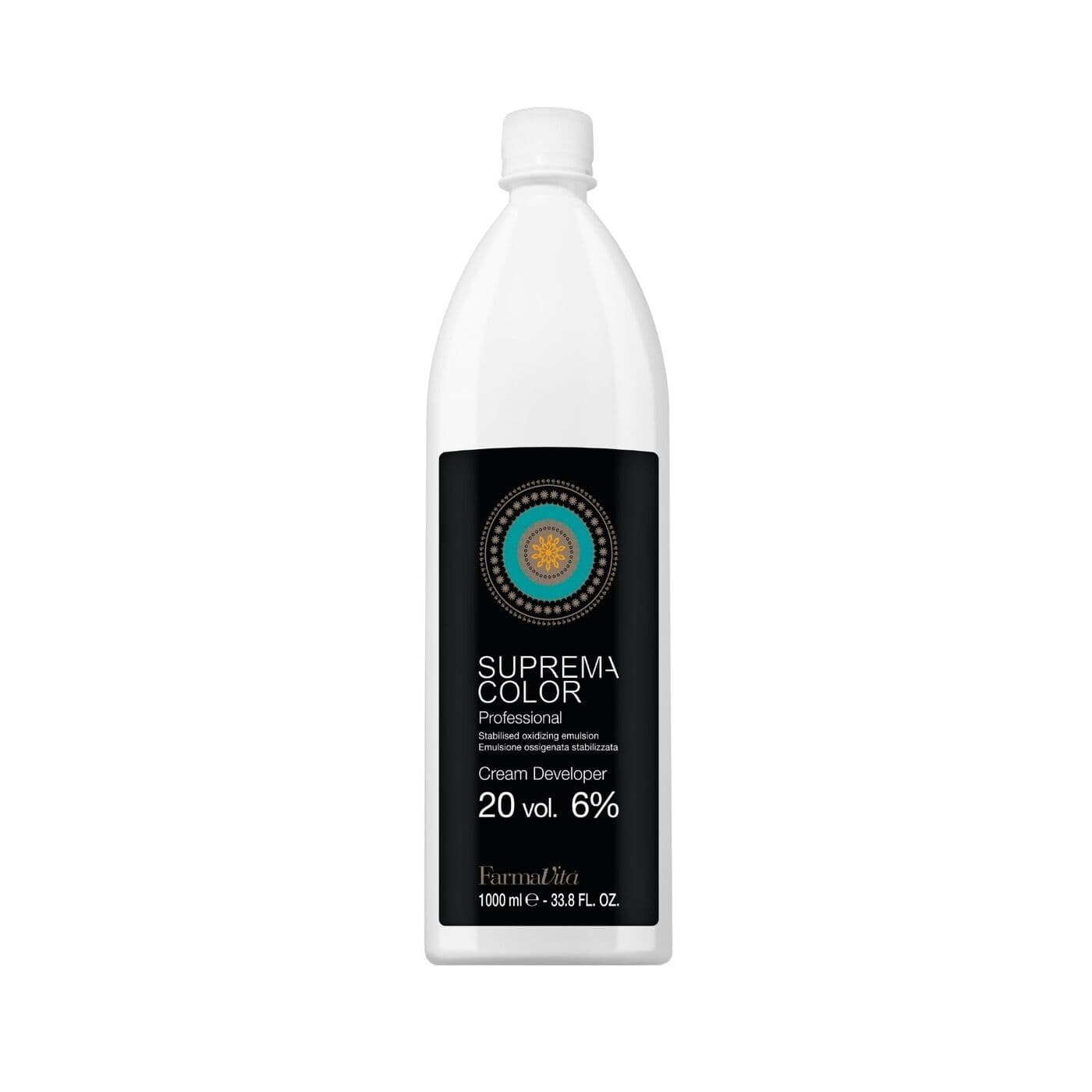 Suprema Color CR. Developer, oksydant, krem rozjaśniający, 20 vol. 6%