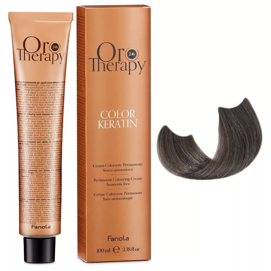 ORO THERAPY COLOR KERATIN Farba do włosów bez amoniaku - 6.1