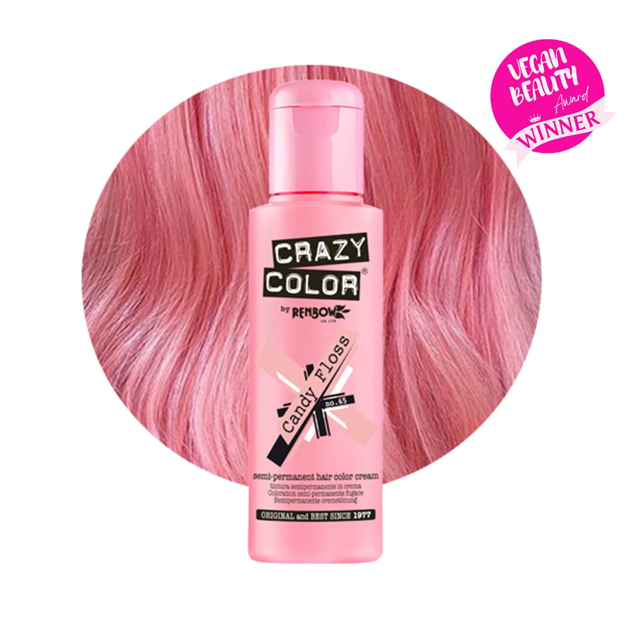 Color, toner odżywczy do włosów, Candy Floss – wata cukrowa, nr 65