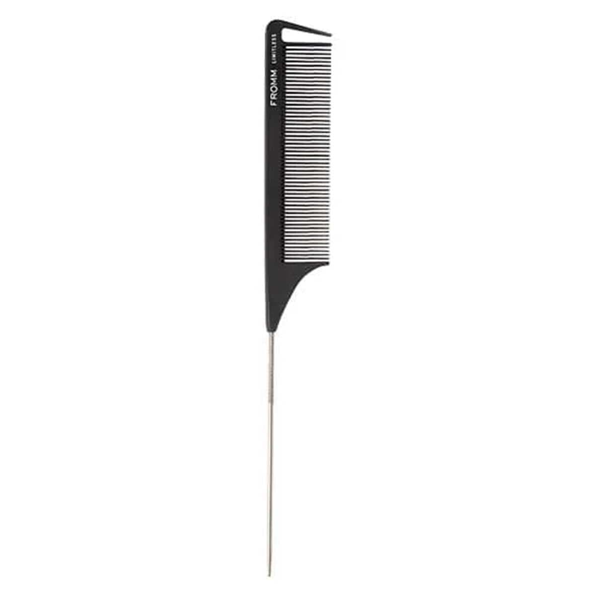 grzebień do włosów z metalowym szpikulcem, 23cm, ref.F3015
