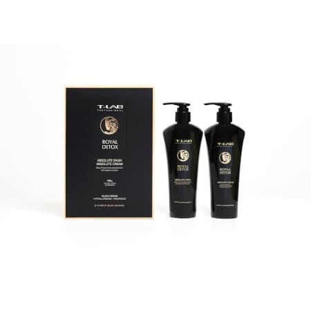 Royal Detox, zestaw szampon oczyszczający + krem oczyszczający
