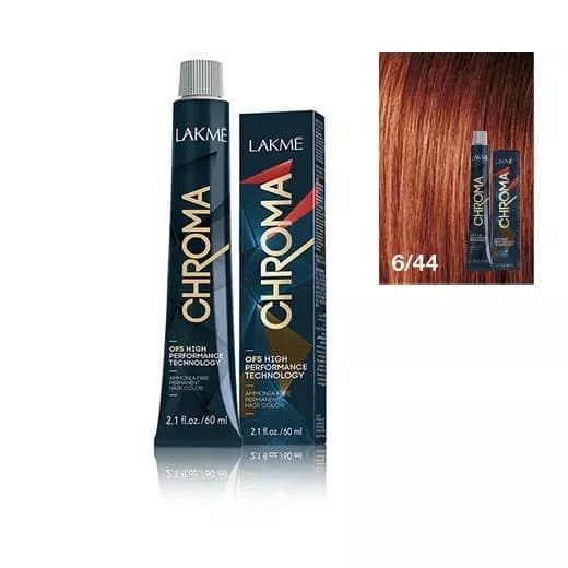 Chroma, farba do włosów o łagodnej formule, 6/44