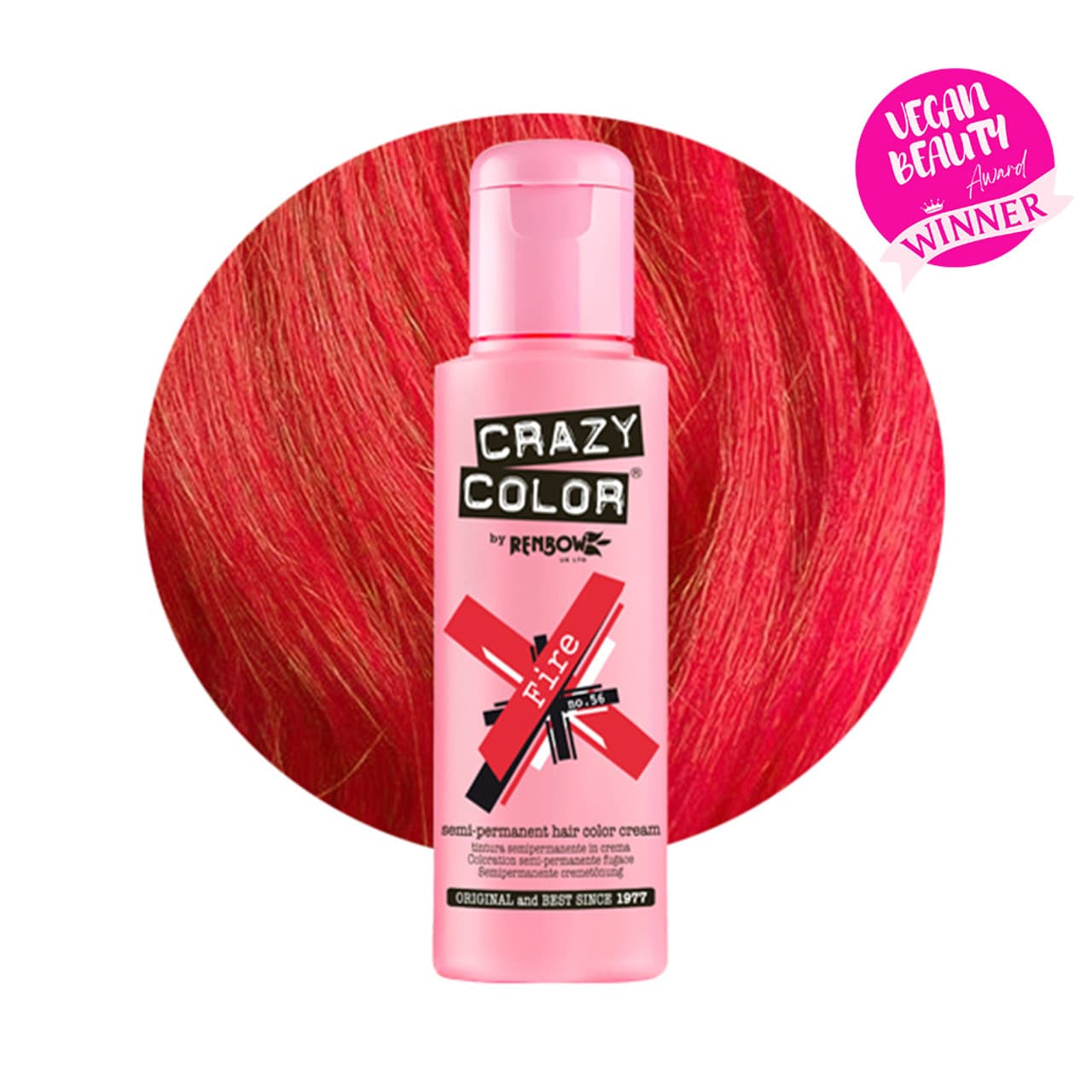 Color, toner odżywczy do włosów, Fire – ognisty czerwony, nr 56