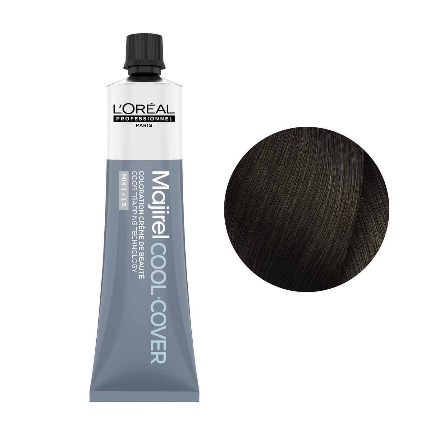Loreal Majirel Cool Cover, farba do włosów, chłodne odcienie, CC 6.17
