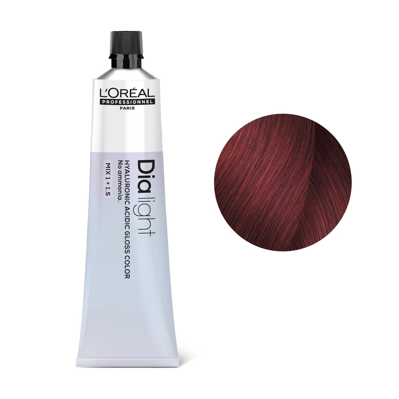 Loreal Dia Light, krem koloryzujący z kompleksem hialuronowym, 6.66