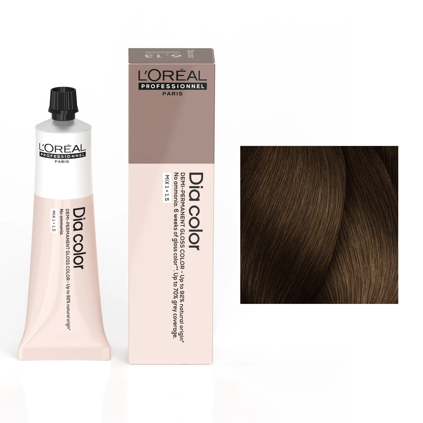 Professionnel Dia Color koloryzacja ton w ton 6.31 ciemny blond złocisto-popielaty