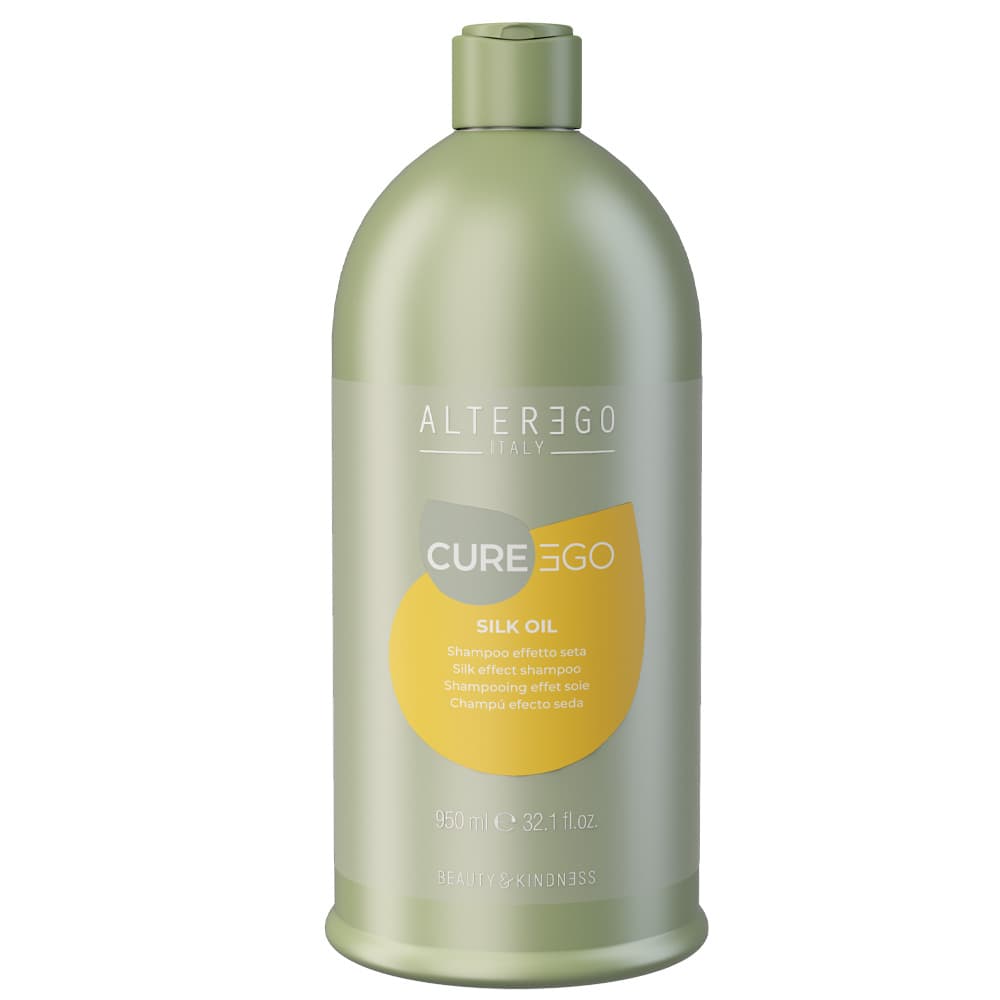 Szampon dyscyplinujący Alter Ego Silk Oil, przeciw puszeniu