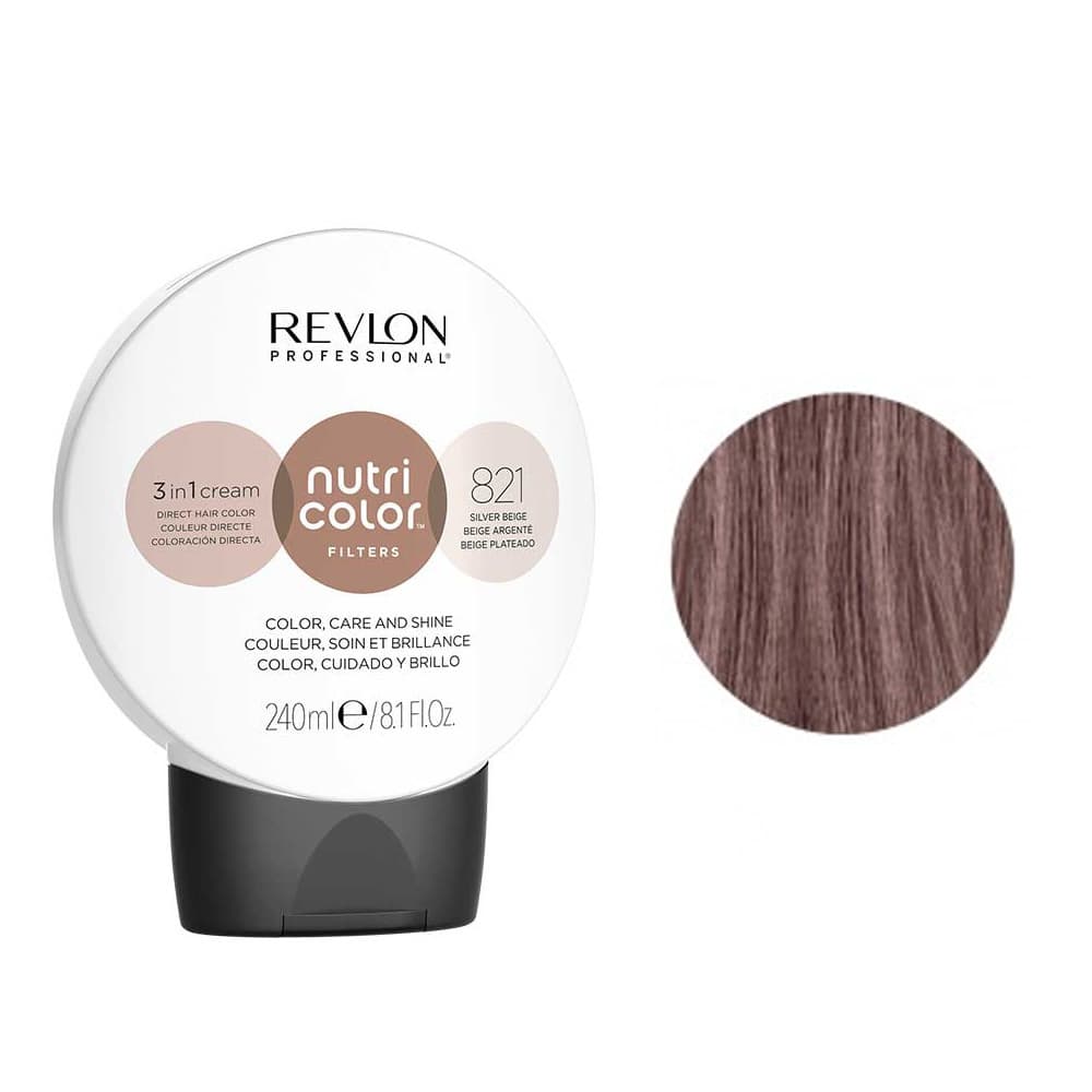 Revlon Nutri Color Filters, maska koloryzująca bez amoniaku, srebny beż