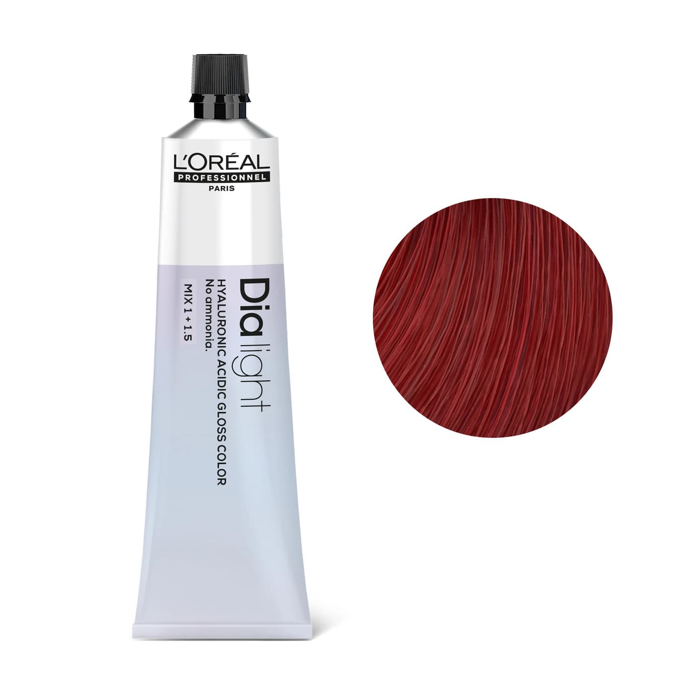 Loreal Dia Light, krem koloryzujący z kompleksem hialuronowym, 6.64