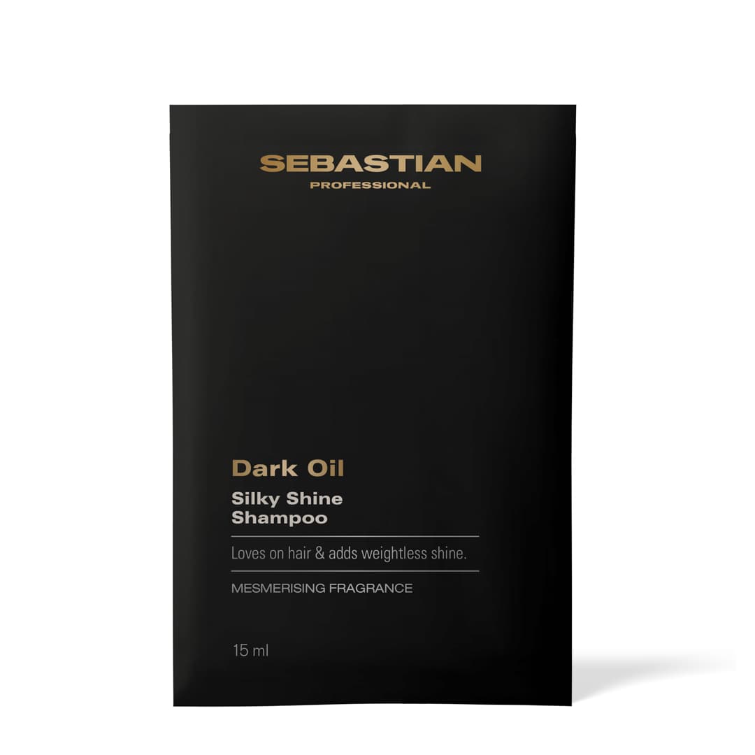 Dark Oil Sachet Shampoo, szampon wygładzający i nabłyszczający nadający połysk
