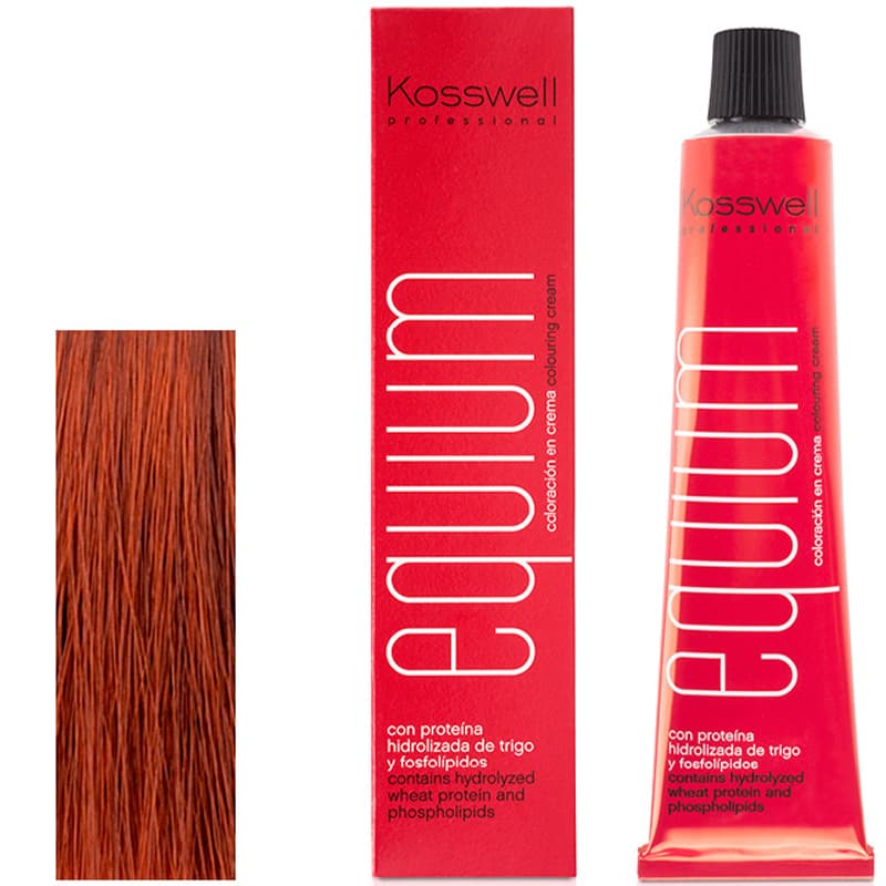 Equium 7.44, Profesjonalna farba do włosów, Średni intensywny miedziany blond