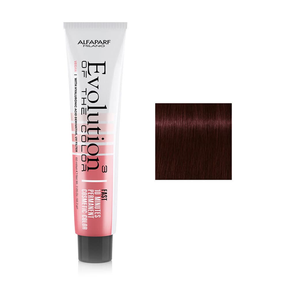 Evolution Fast 10', farba do szybkiej koloryzacji bez amoniaku,, 4 Rosso/Red