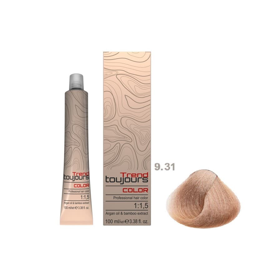 Professional Color Care, farba do włosów, 9.31