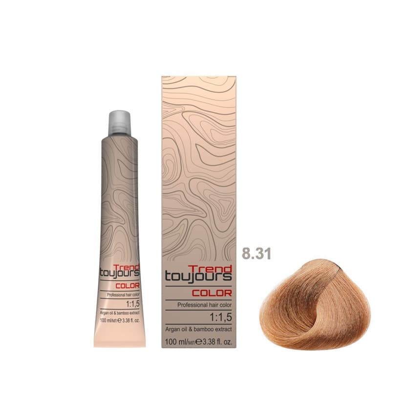 Professional Color Care, farba do włosów, 8.31