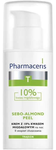Pharmaceris T Sebo-Almond Peel Krem z 10% kwasem migdałowym na noc II stopień złuszczania
