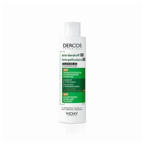 VICHY DERCOS Szampon przeciwłupieżowy z odżywką 2w1