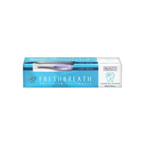 Beauty Formulas Fresh Breath wybielająca pasta do zębów + szczoteczka